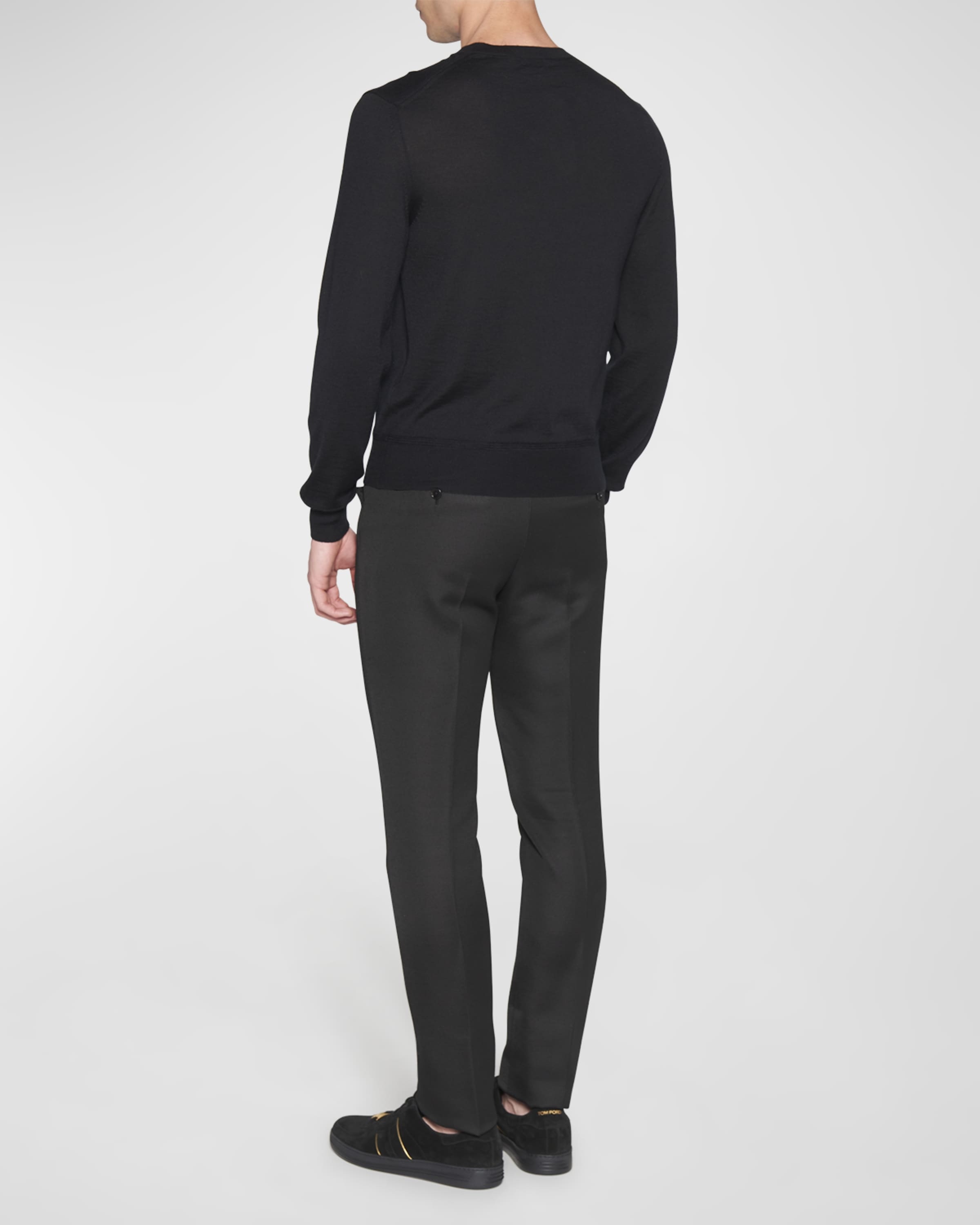 Men's Cashmere V-Neck Sweater - 4