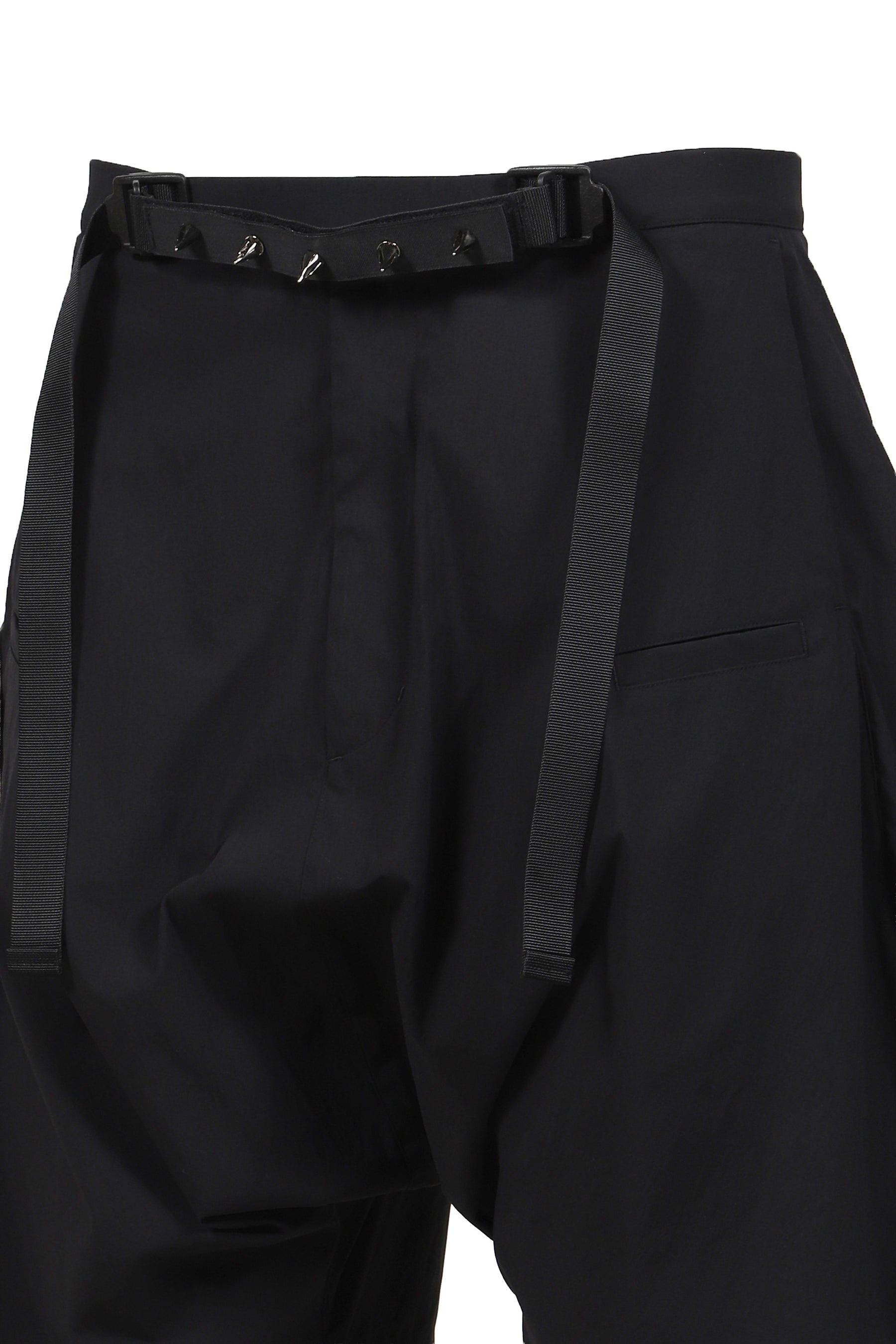 NYLON STRETCH WEB BELT SHORT PANT GEN. 1 (SP62-M) / BLK - 4