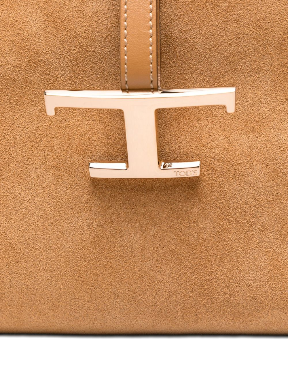 Timeless suede T-buckle shoulder bag - 3
