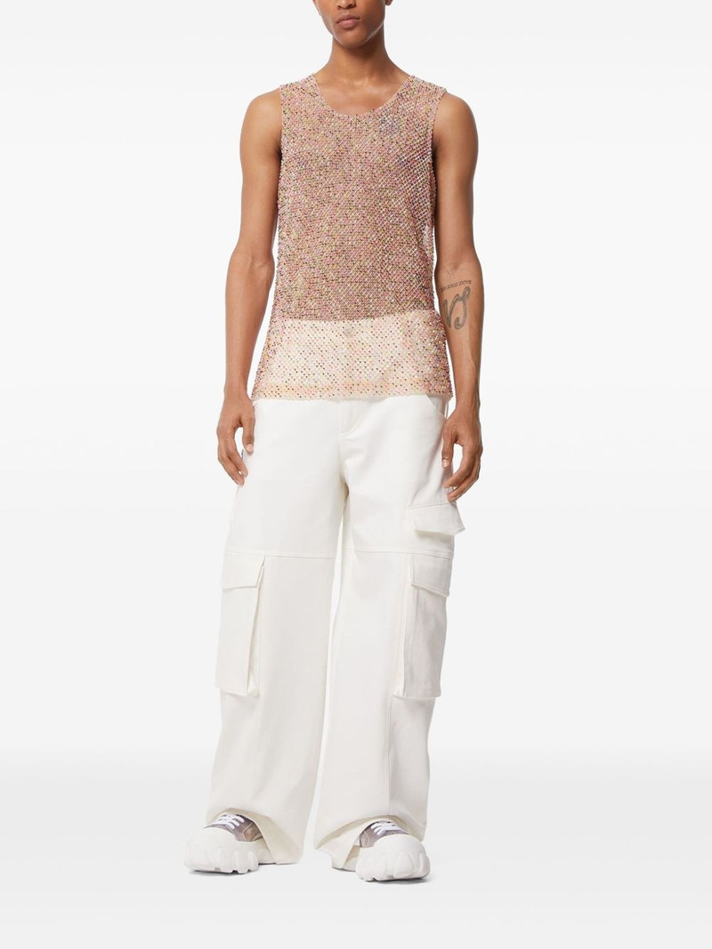 GCDS tulle tank top outlook