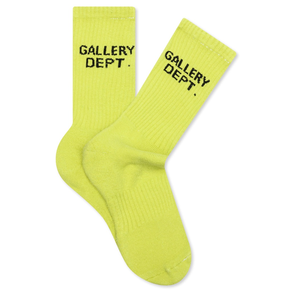 CLEAN SOCKS - LIME GREEN - 1