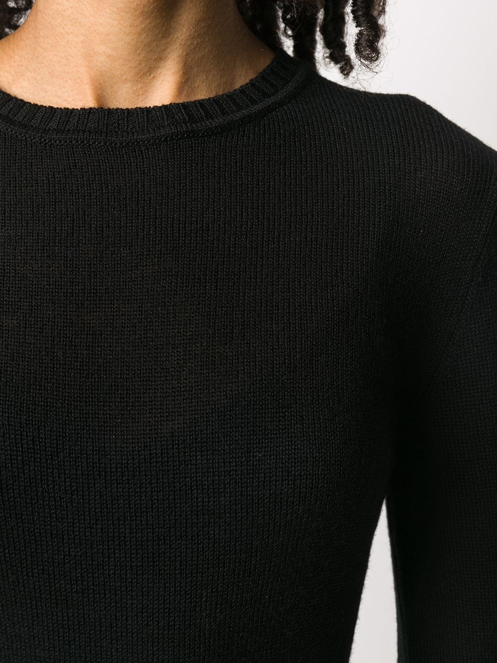 long-sleeve wool jumper - 5