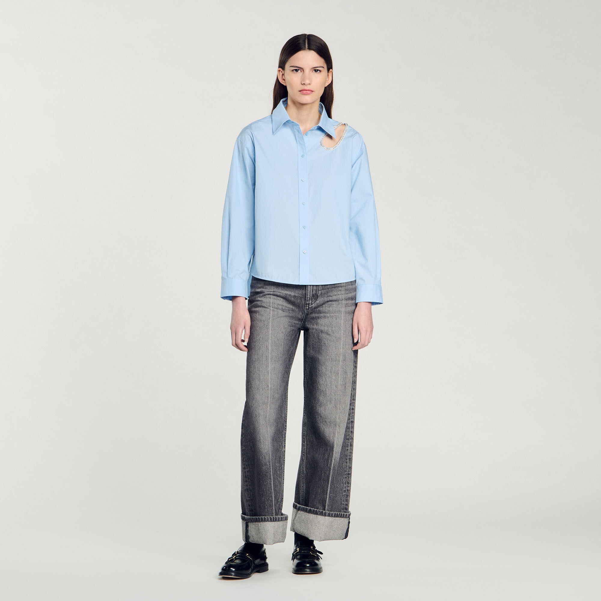 RHINESTONE TEARDROP SHIRT - 3
