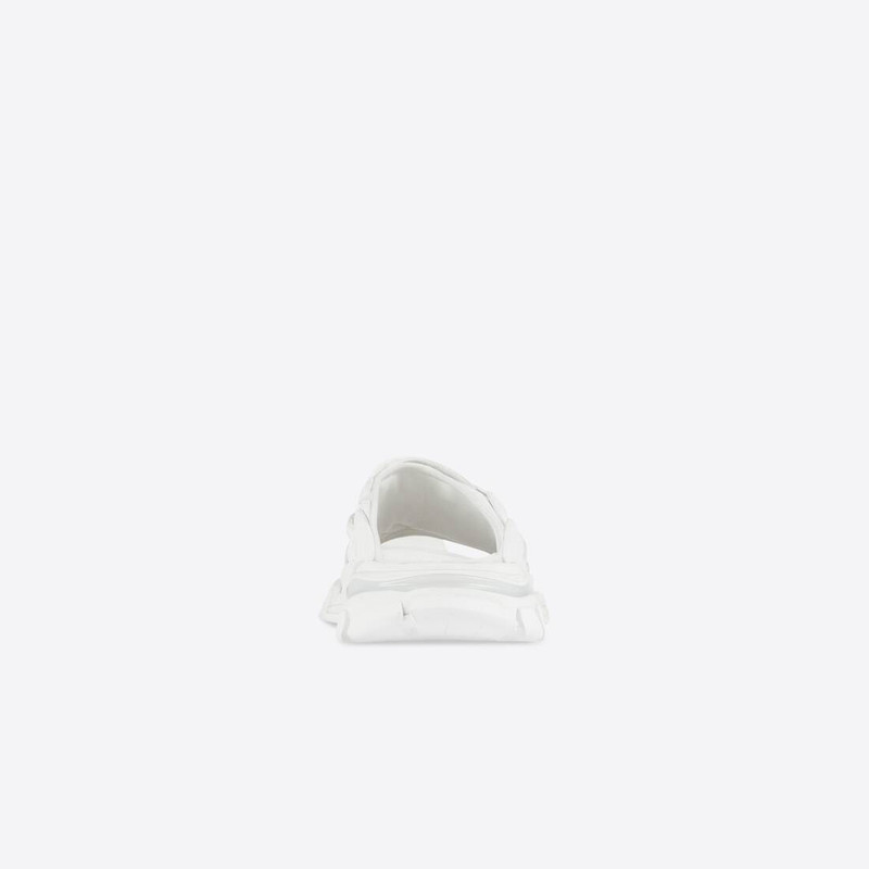 BALENCIAGA Women's Track Slide Sandal in White outlook