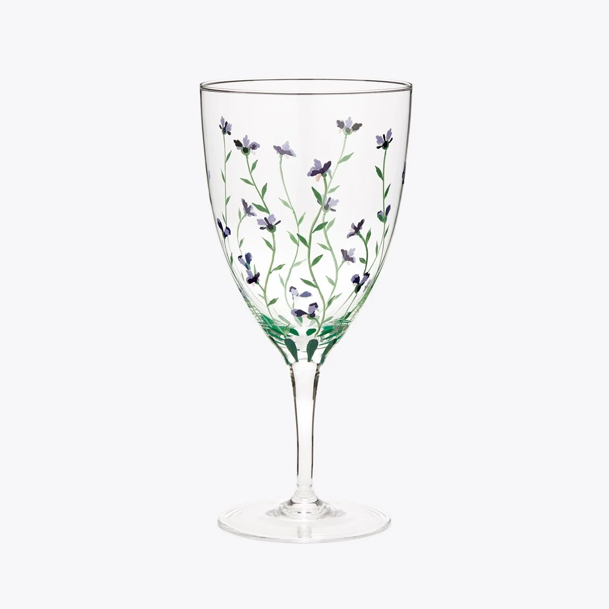 Jolie Fleur Water Glass, Set of 2 - 1