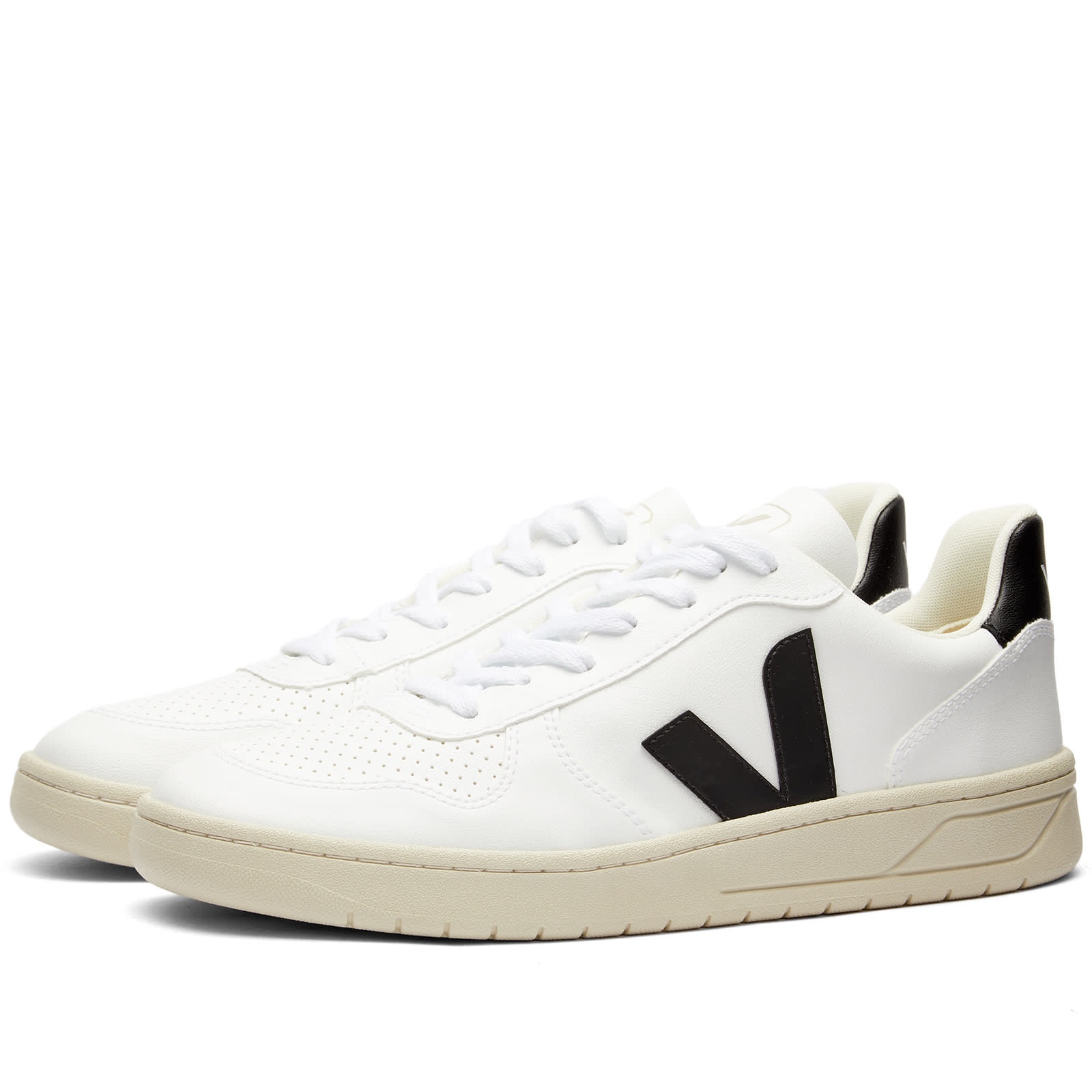 Veja V-10 Leather Basketball Sneaker - 1