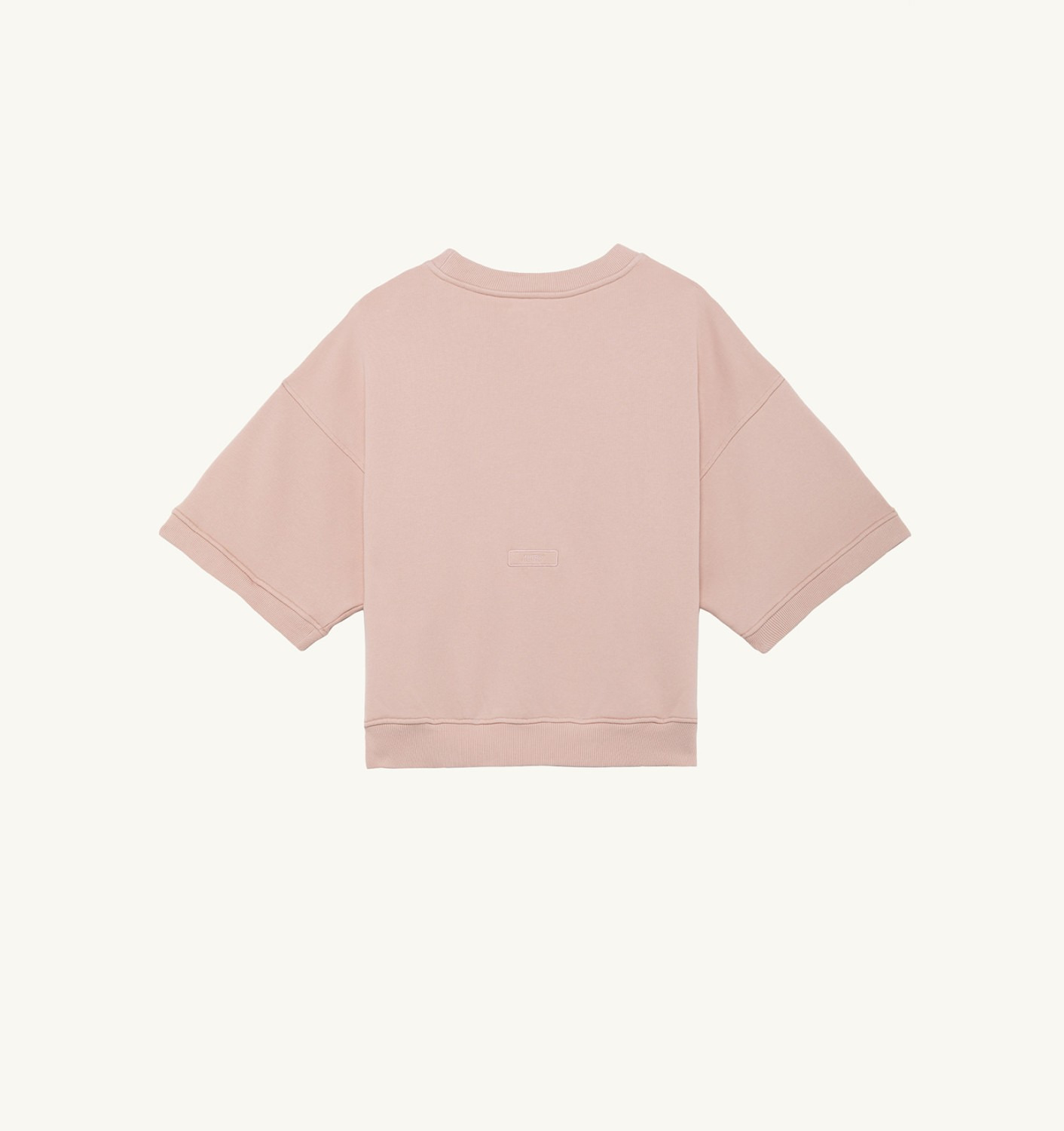 SHORT SLEEVE SWEATSHIRT TOP WOMAN - 3