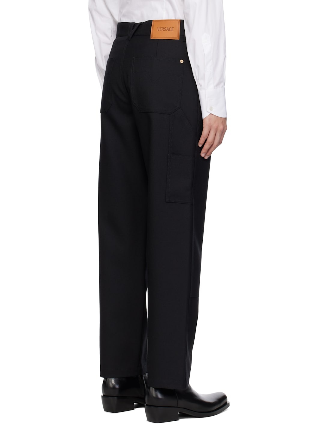 Black Carpenter Trousers - 3