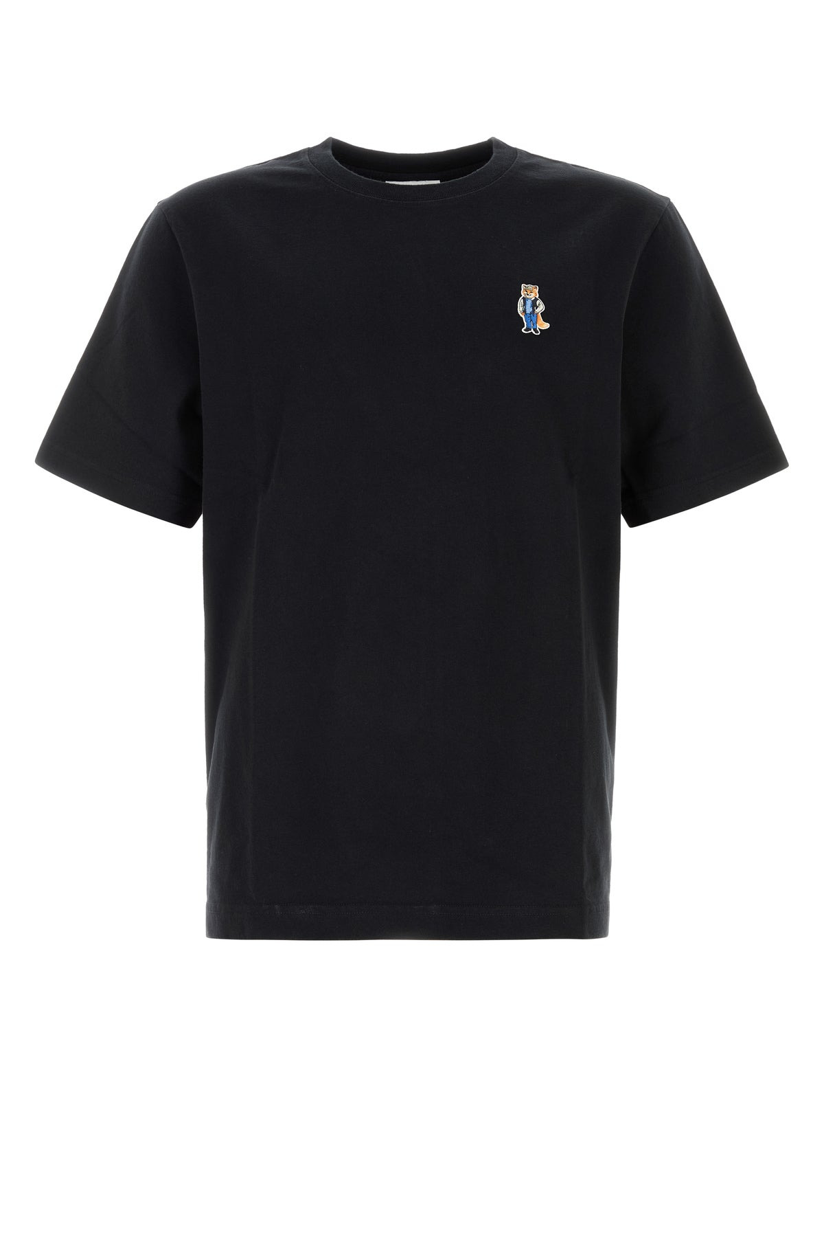 Black cotton t-shirt - 1