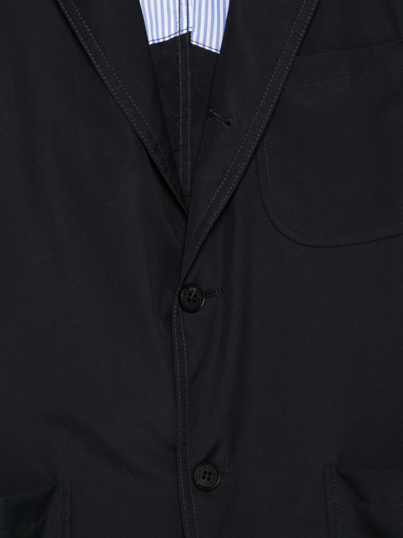 button pocket cotton blazer 3