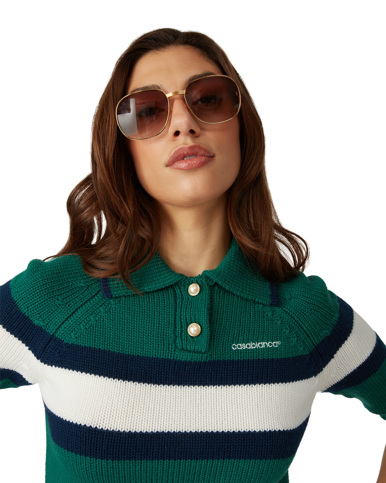 Colourblock Polo Shirt | Casablanca Paris - 5