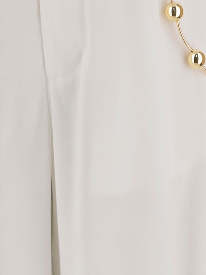 Danielle chain-detail palazzo pants 3