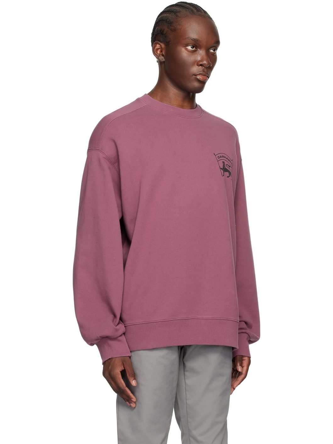 Pink Stamp Sweatshirt - 2