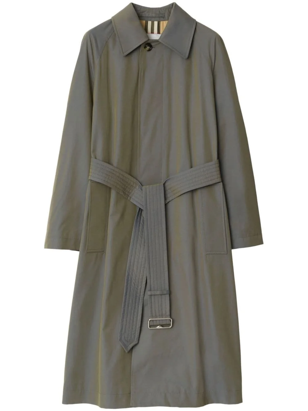 long cotton car coat - 1