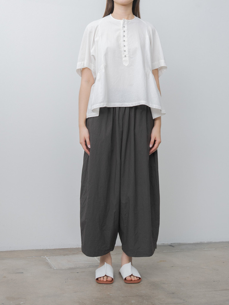 ICHI Antiquités Typewriter Pants - Charcoal outlook