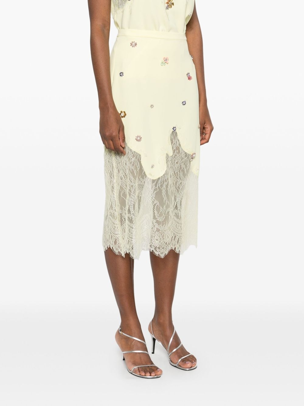 crepe cady midi skirt - 3