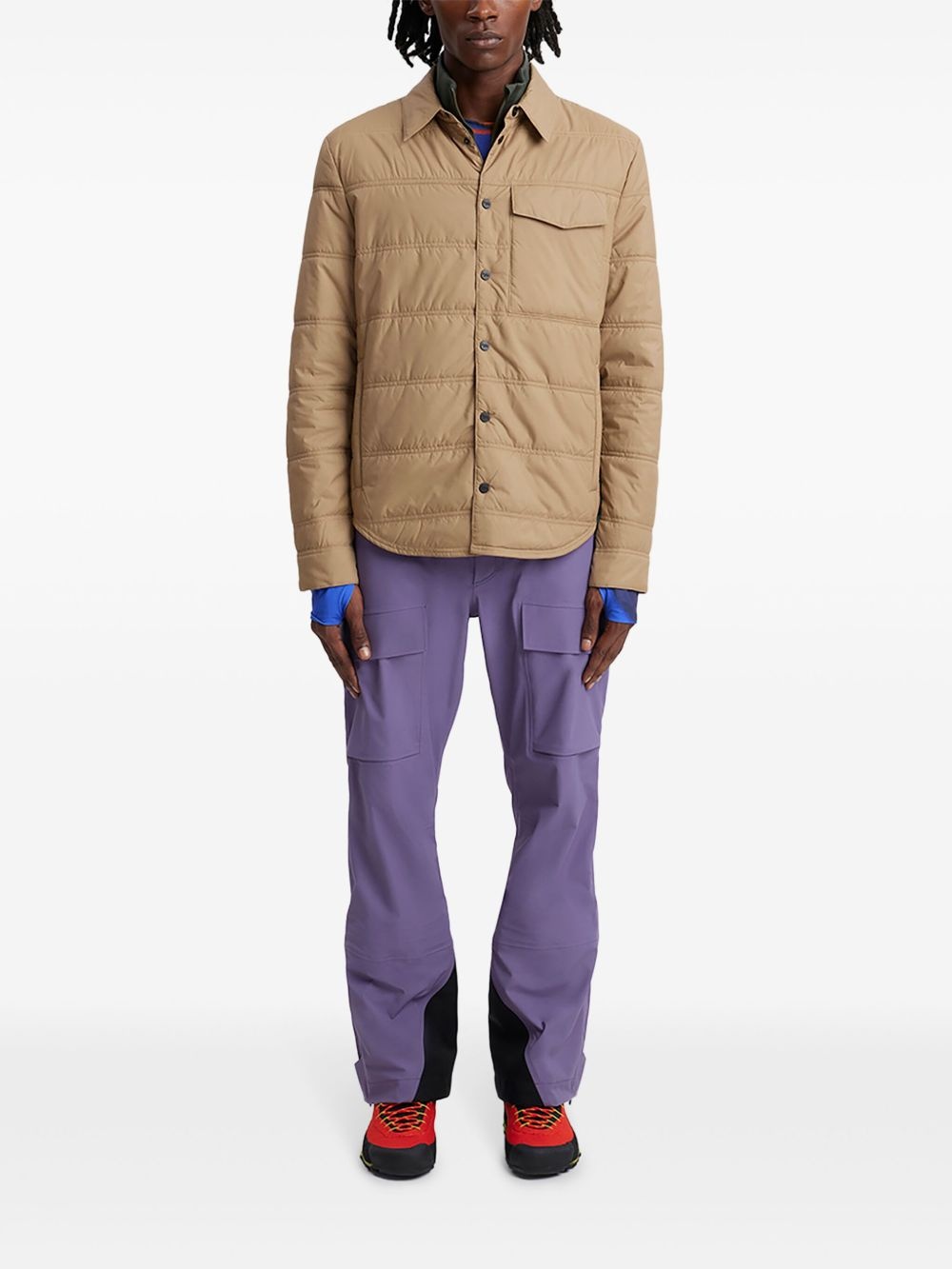 Loge Peak quilted shirt jacket - 2