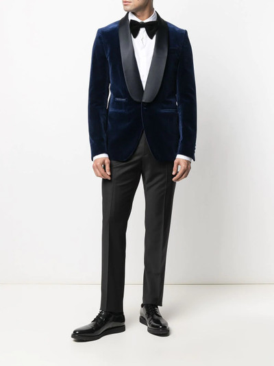 PHILIPP PLEIN Elegant velvet-effect blazer outlook