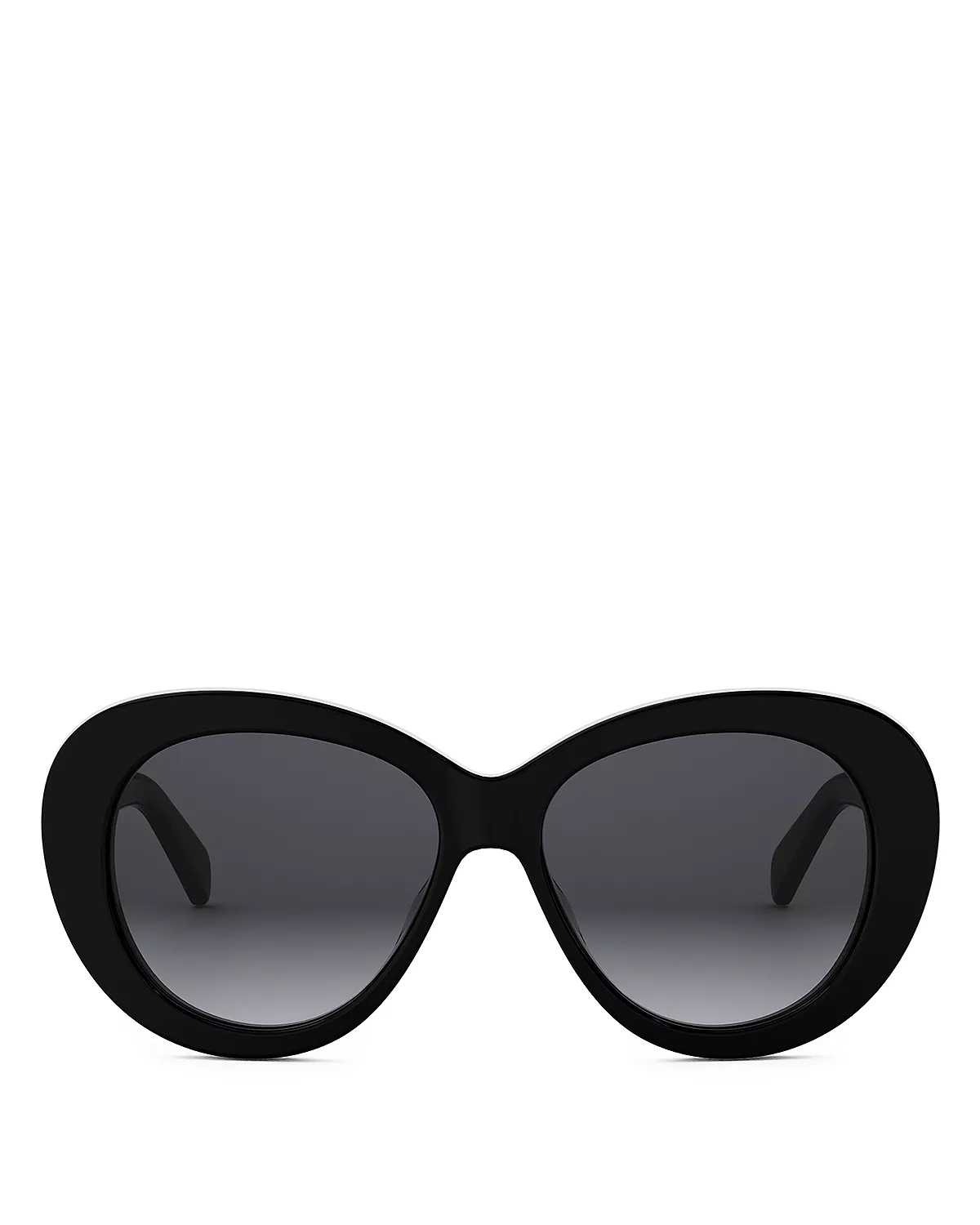 Triomphe Black Butterfly Sunglasses, 55mm - 6