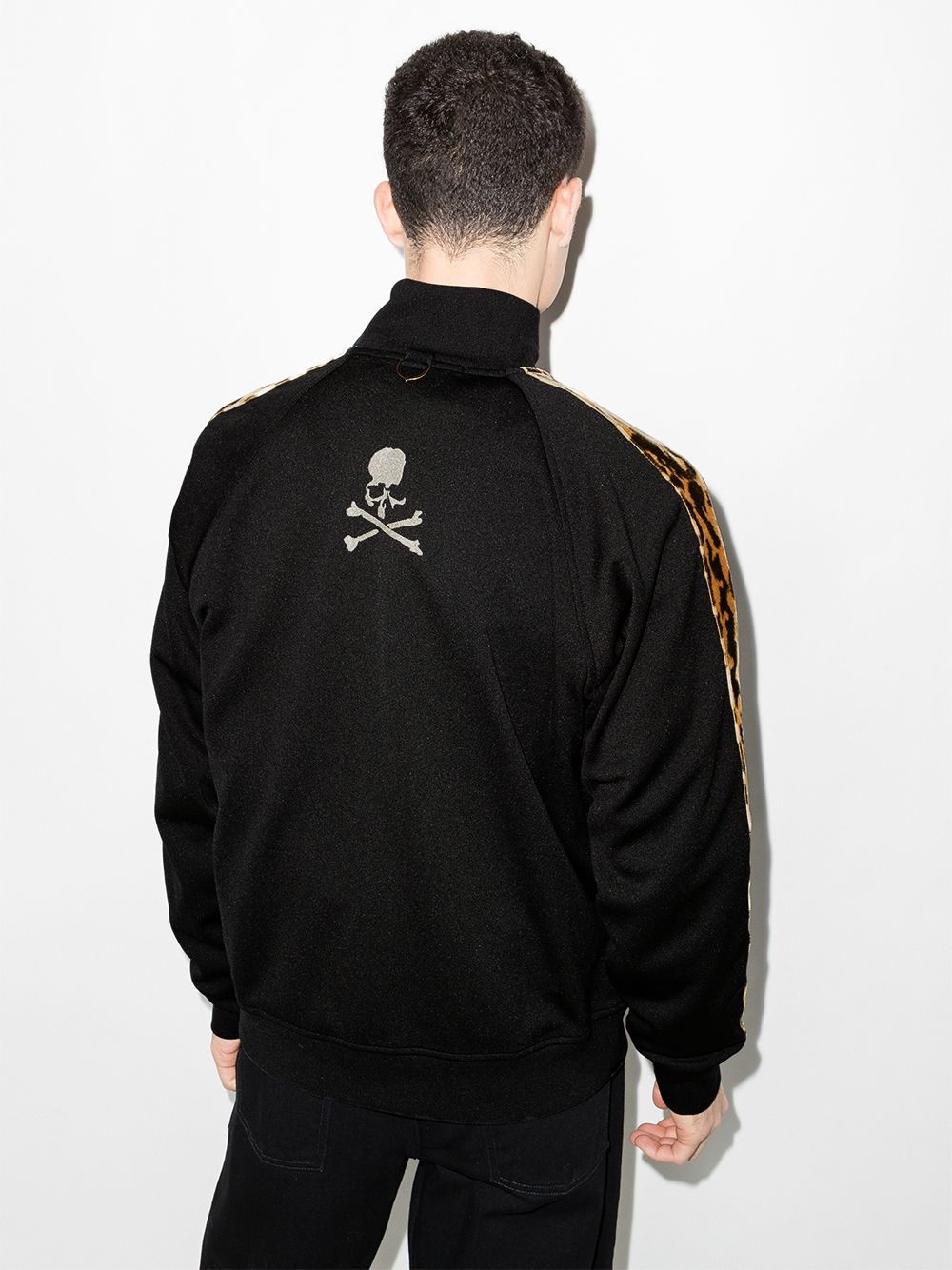 leopard band zipped jacket - 3