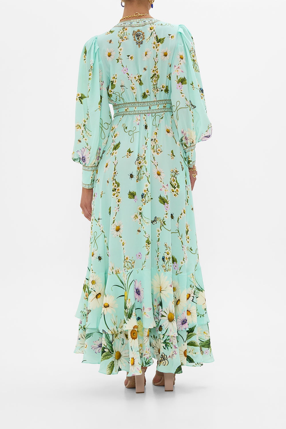 LONG BUTTON FRONT DRESS - 3