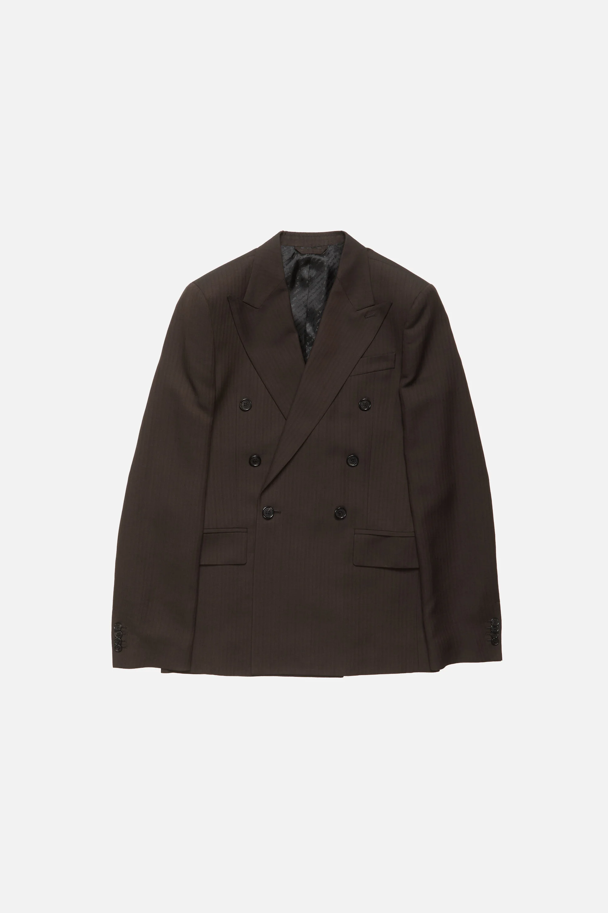 Double-breasted suit jacket - Chocolate brown - 1