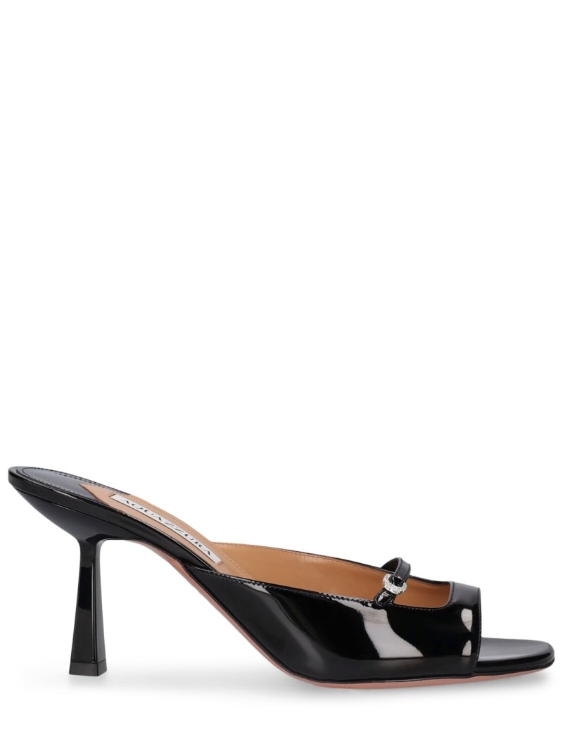 75mm Soul Sister patent leather mules - 1