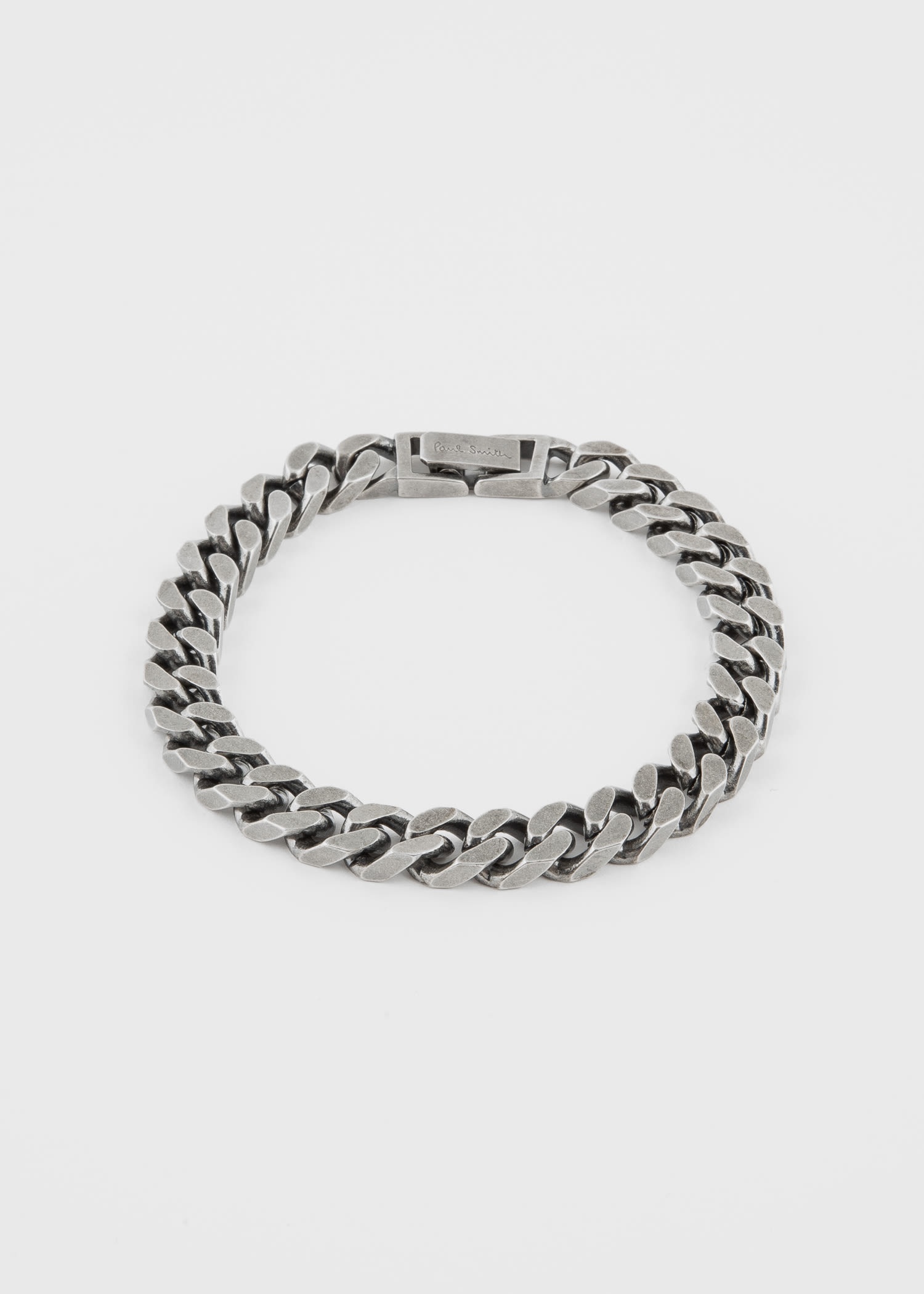 Silver Curb Chain Bracelet - 3