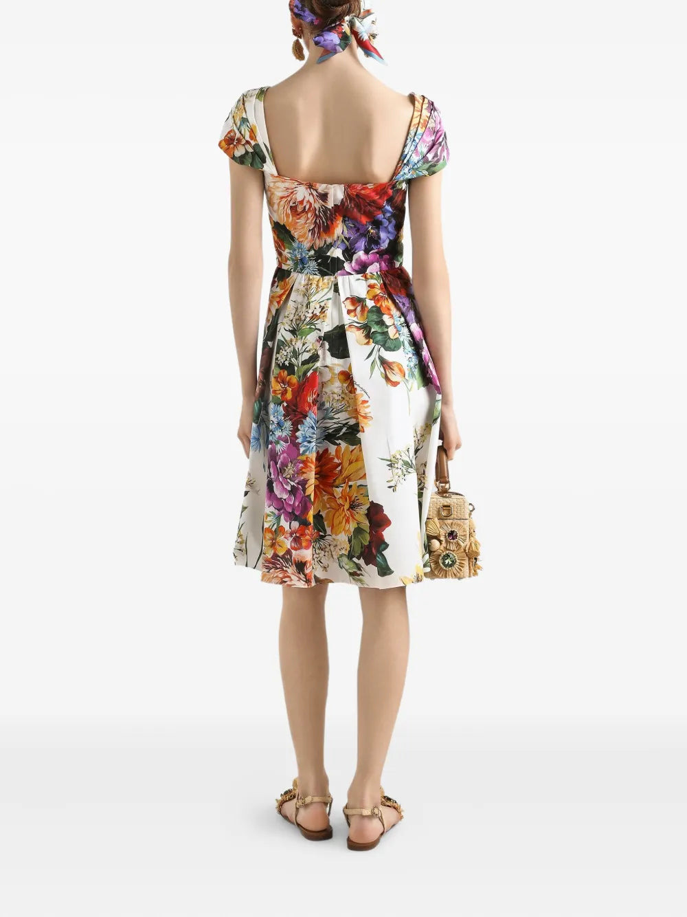 Dolce & Gabbana Women Floral Print Dress - 5