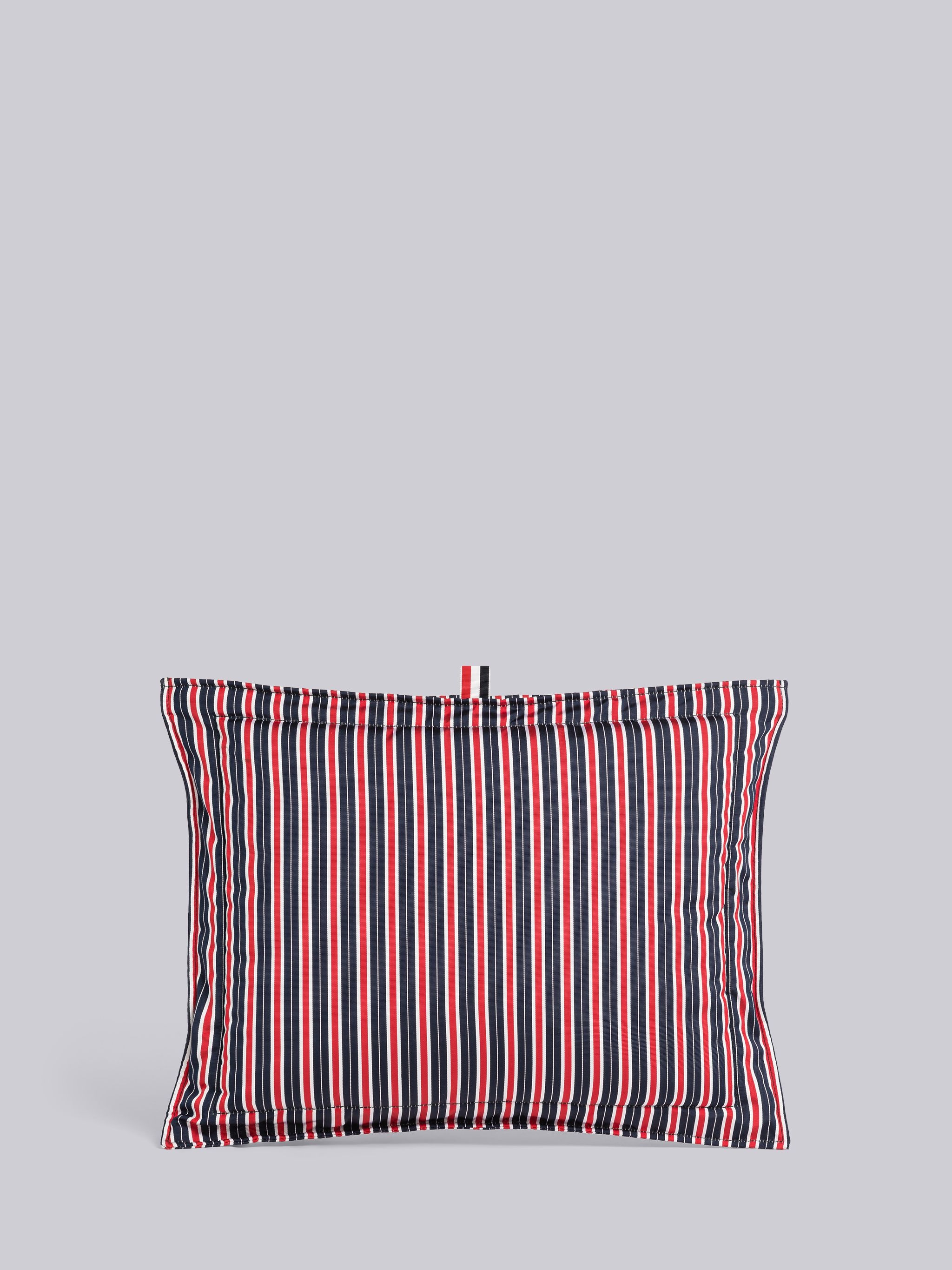 Stripe Tie Jacquard Pillow Clutch - 1