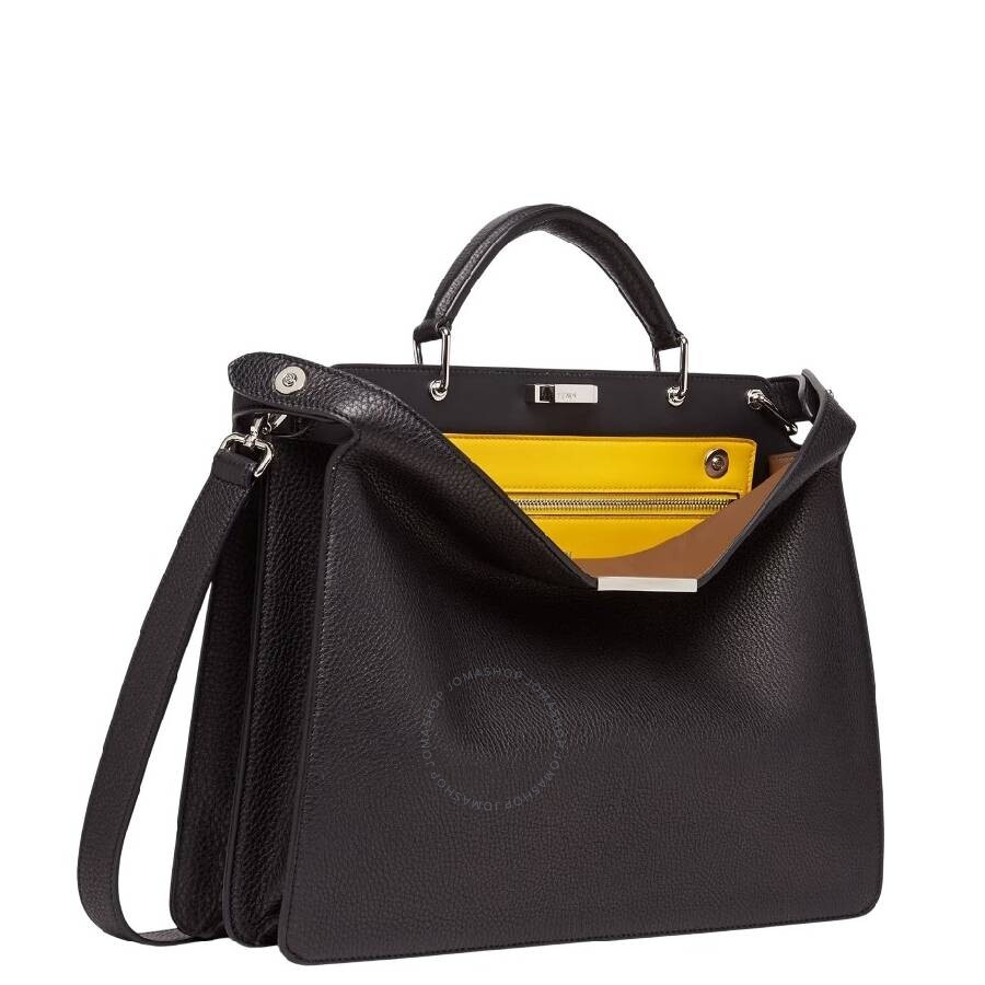 Fendi Peekaboo Leather Briefcase - 2