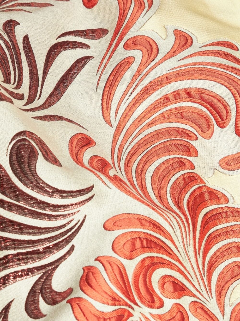 jacquard single-breasted jacket - 6