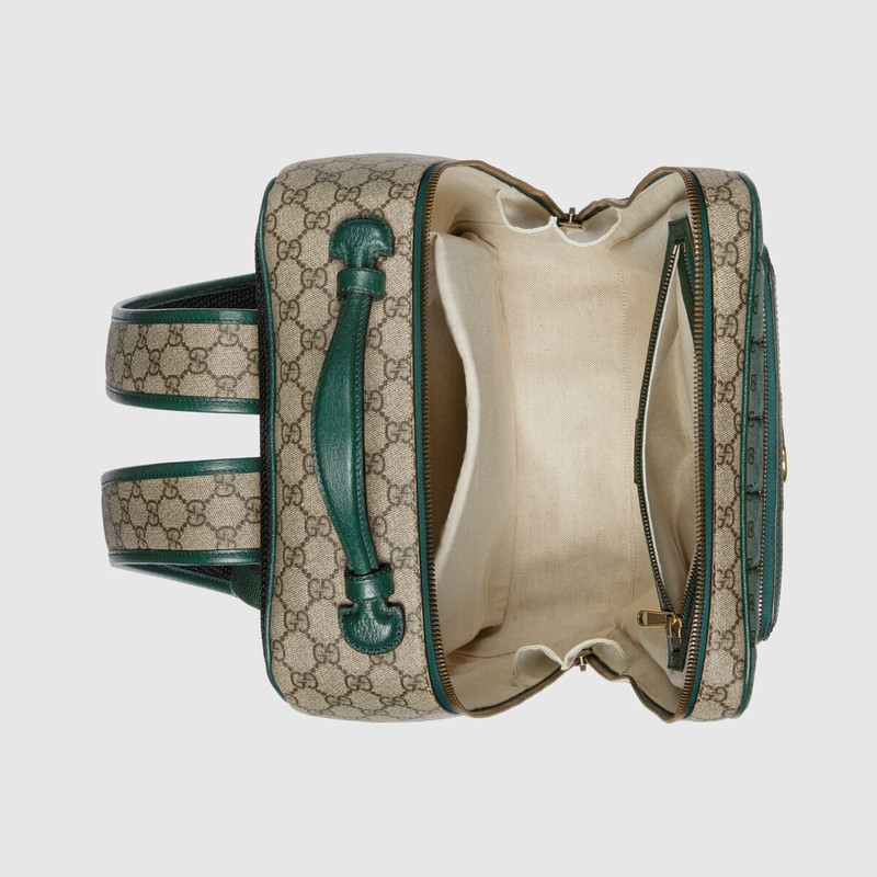 Mini GG canvas medium backpack 7