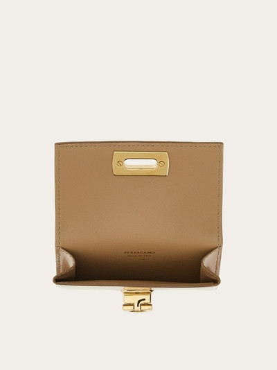 FERRAGAMO CREDIT CARD HOLDER WITH GANCINI CLASP outlook