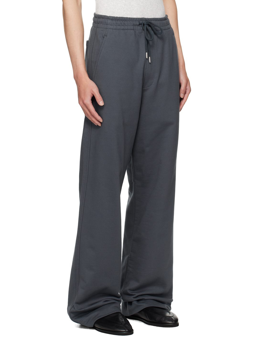 Blue Drawstring Sweatpants - 2
