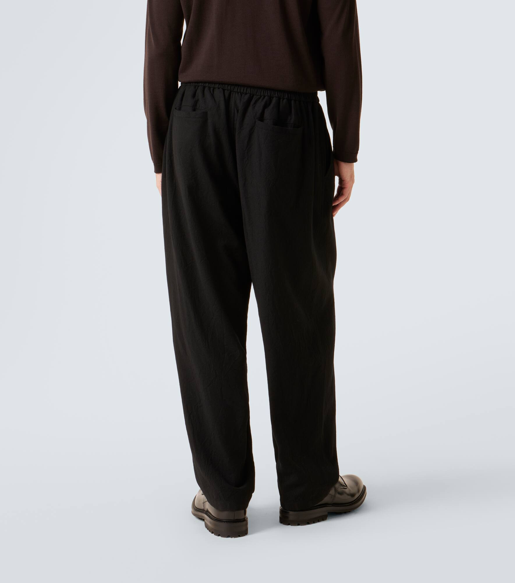 Virgin wool straight pants - 4