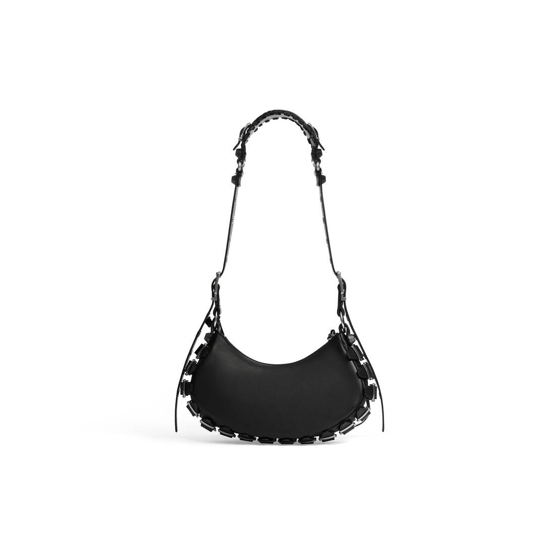 Women's Le Cagole Xs Shoulder Bag With Buckles in Black - 6