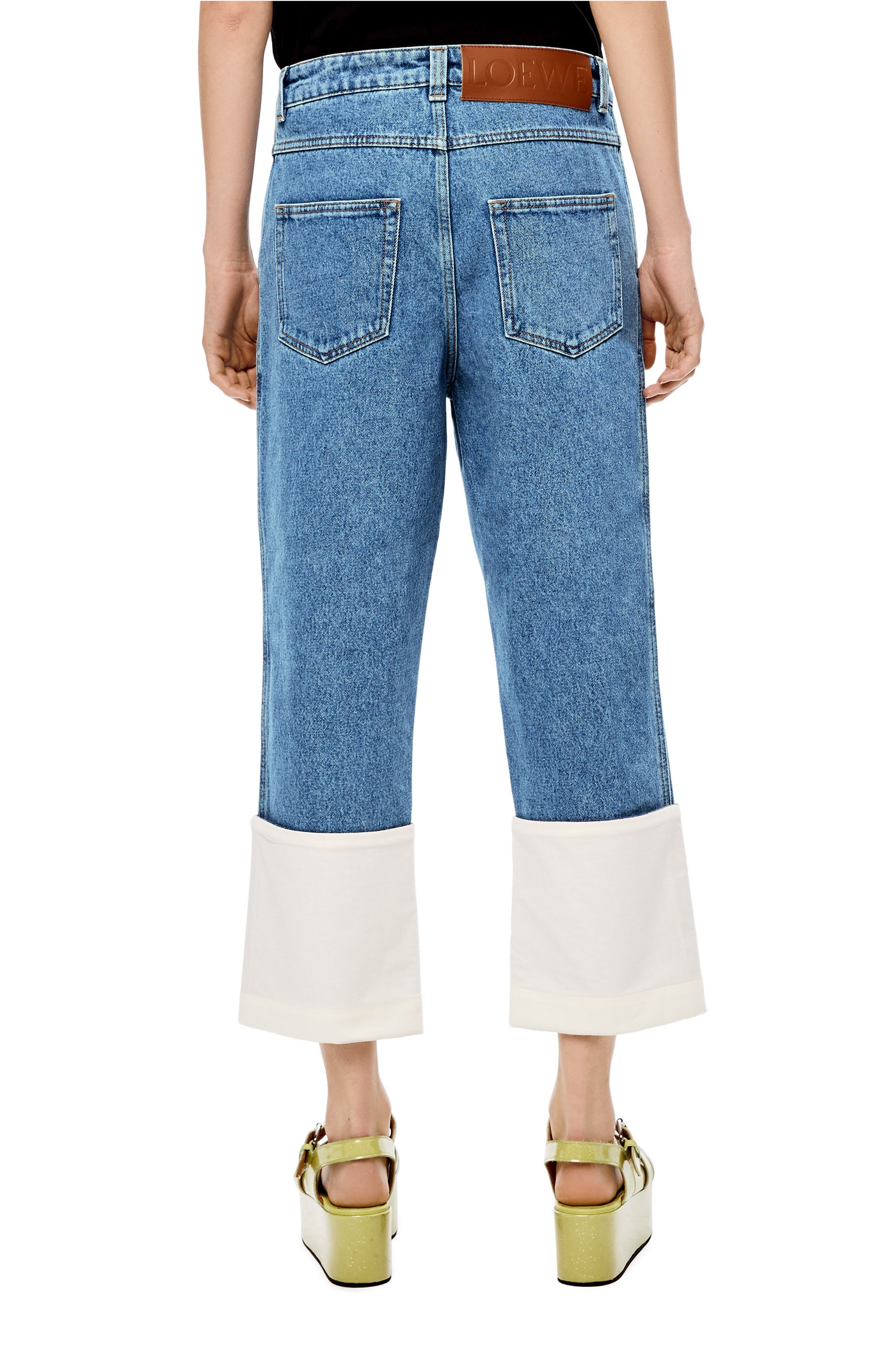 Fisherman jeans in stone washed denim - 4