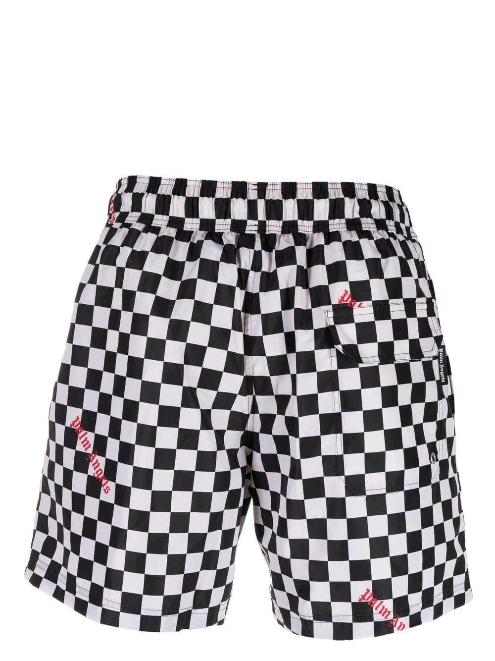 damier-print swim shorts - 2