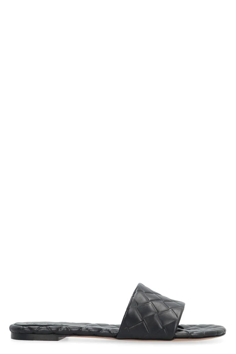 BOTTEGA VENETA AMY LEATHER MULES - 1