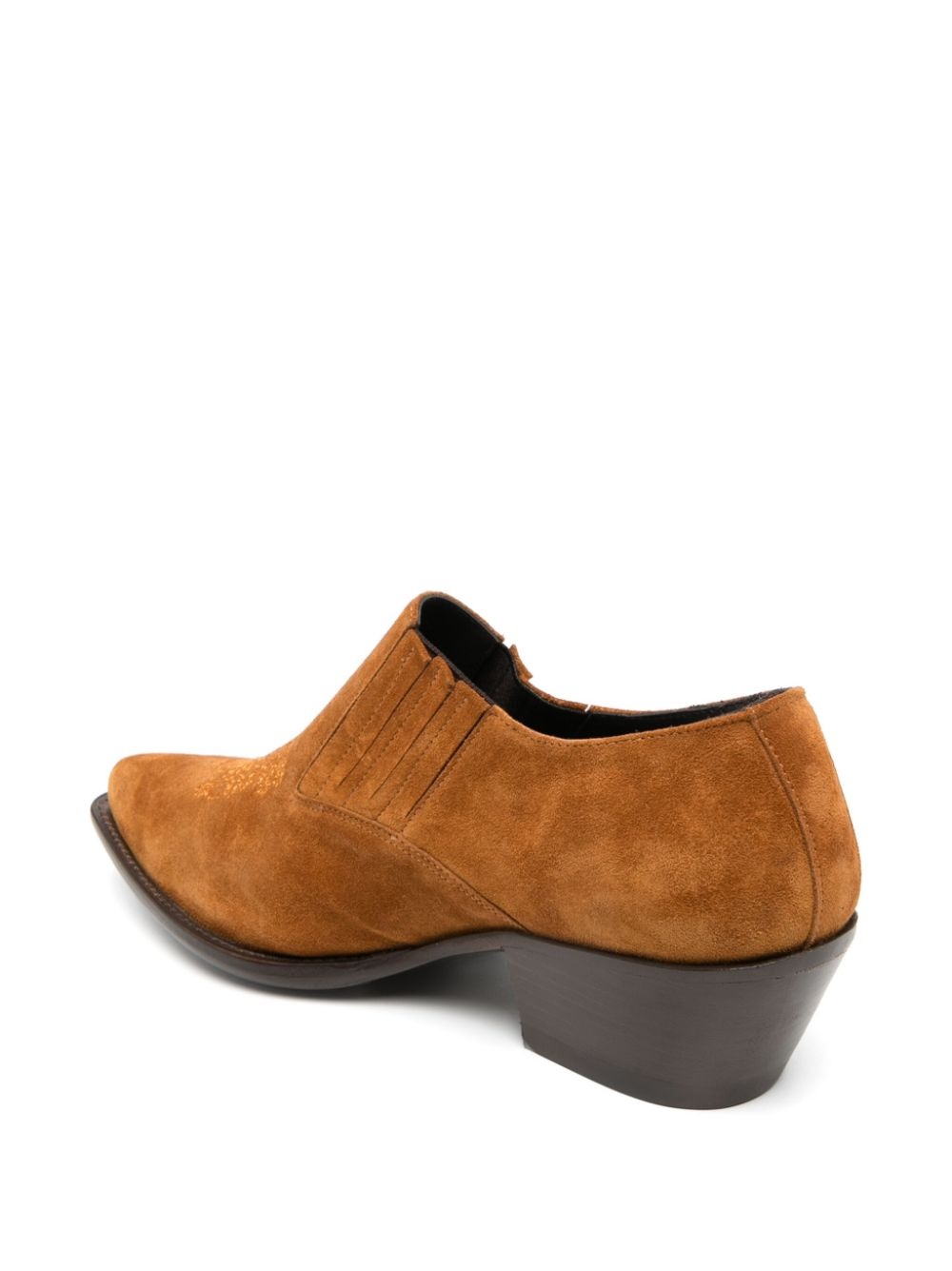embroidered loafers - 3