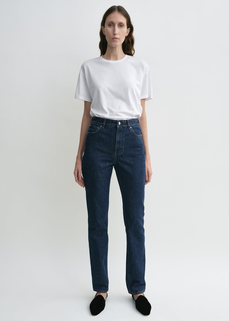 Totême High slim denim indigo outlook