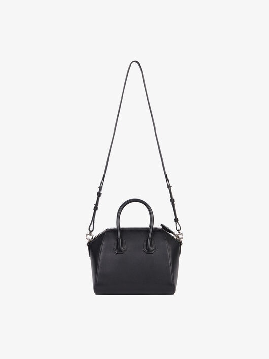 MINI ANTIGONA BAG IN GRAINED LEATHER - 4