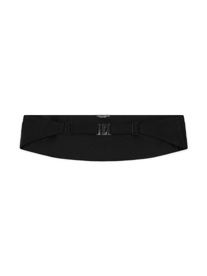 Dolce & Gabbana pleated silk cummerbund outlook