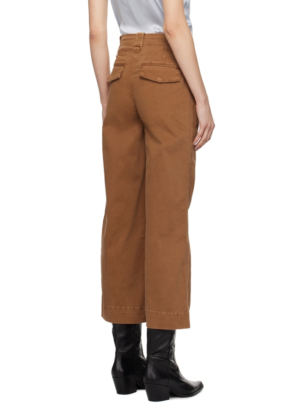 Brown Utility Jeans - 3