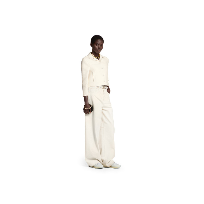 GUCCI GG wool silk crêpe jacquard jacket outlook