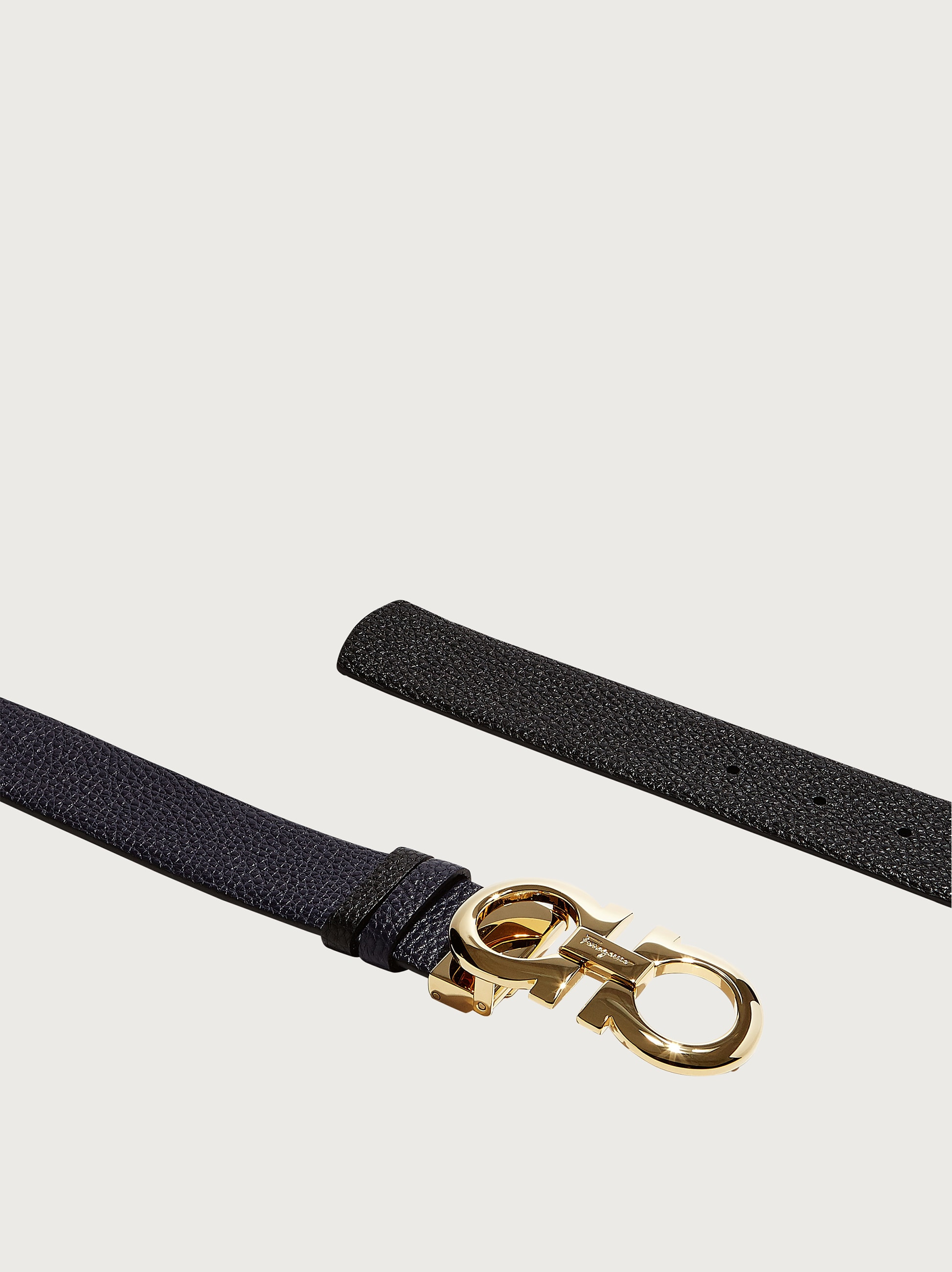 Reversible and adjustable Gancini belt - 2