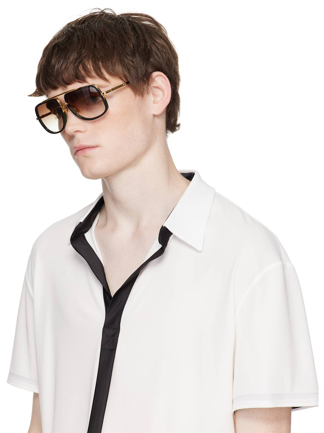 Black & Gold MACH-ONE Sunglasses - 4