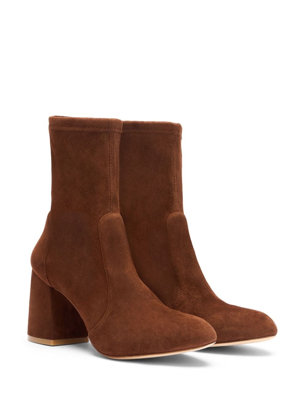 ankle-length suede boots - 2