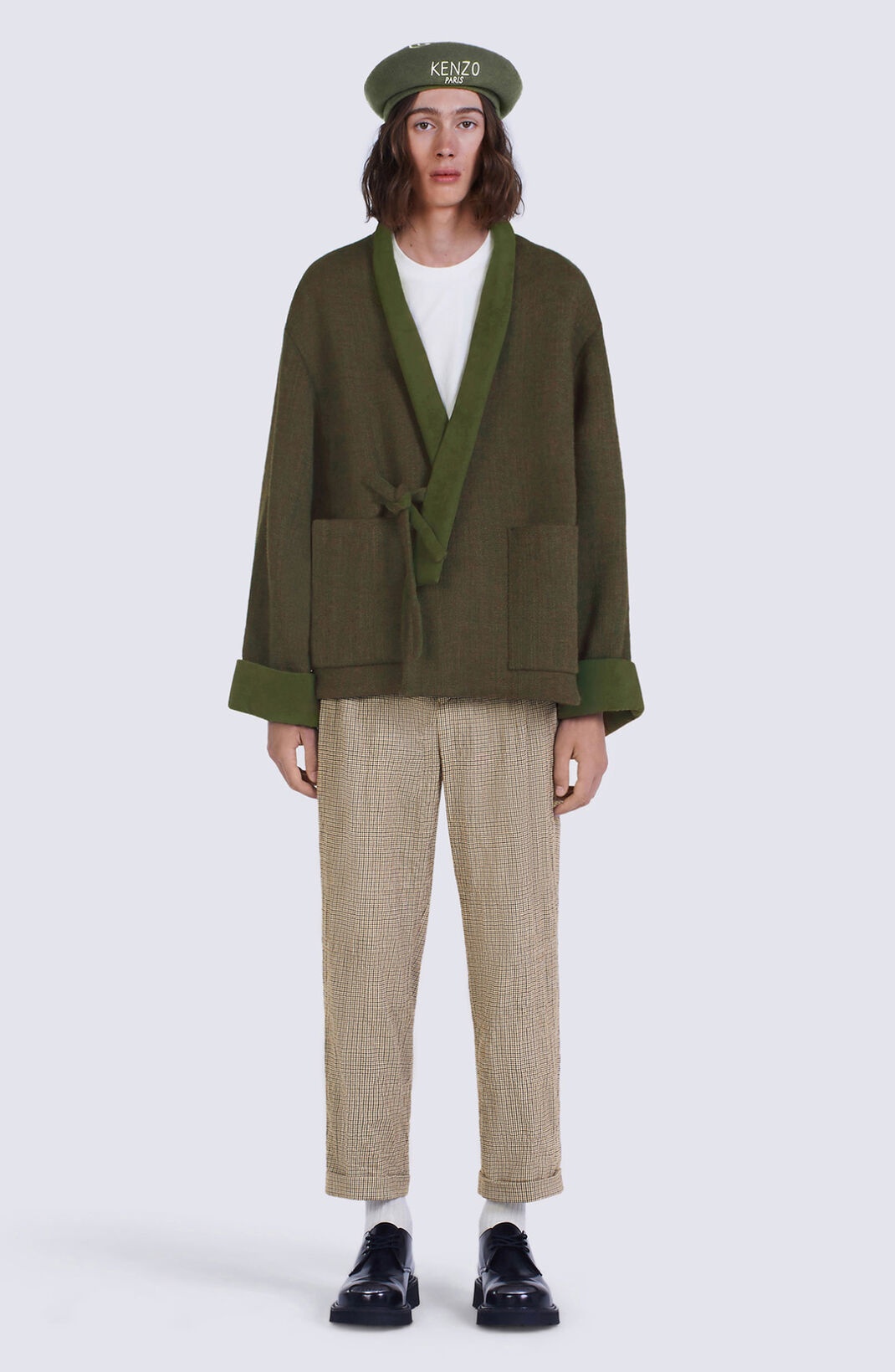 Wool kimono coat - 1
